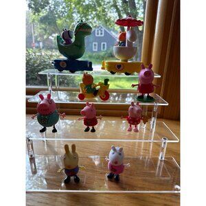 Peppa Pig & Friends Toy Set 12-Piece Figure Collection With Playground Accessori